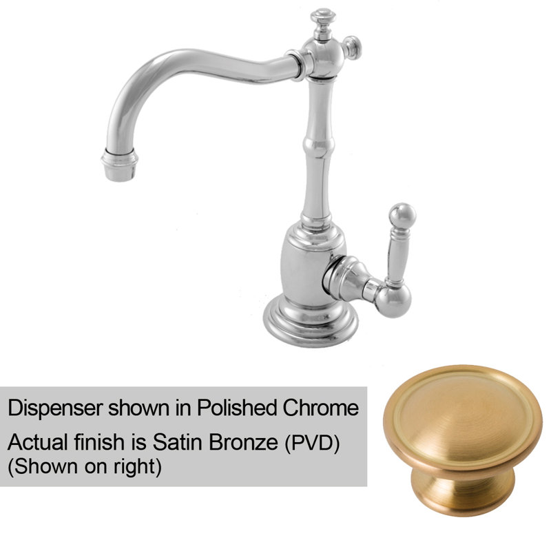 Fairfield Cold Water Dispenser, Satin Bronze (PVD)