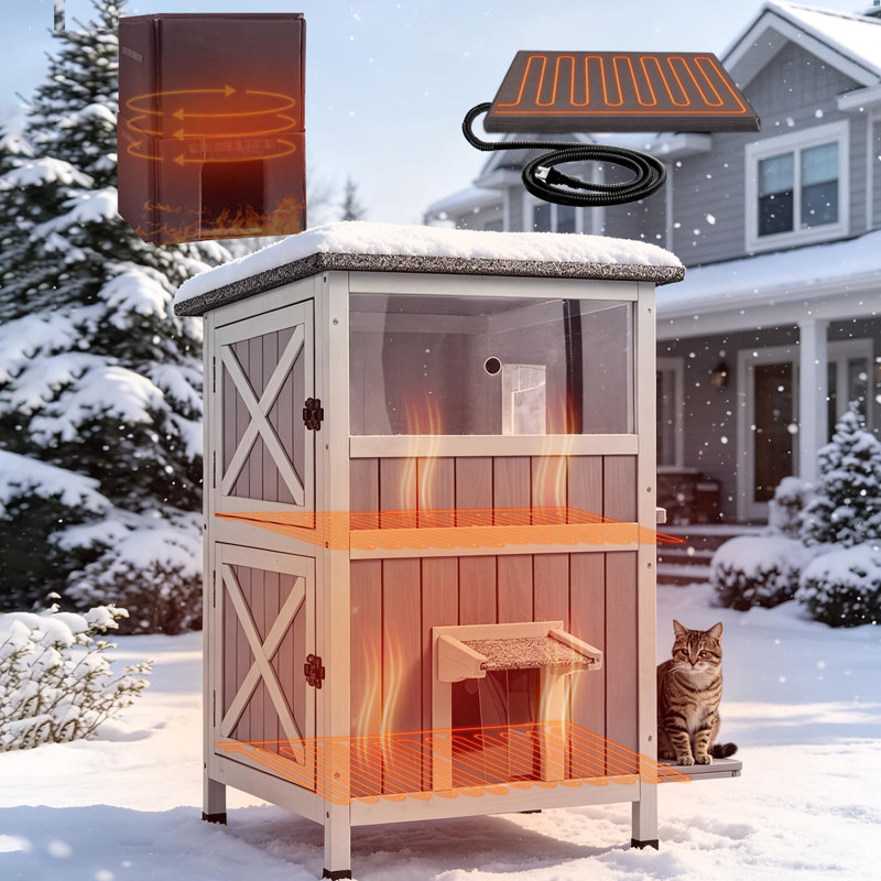 Maison d'extérieur pour chat Féral, Oui