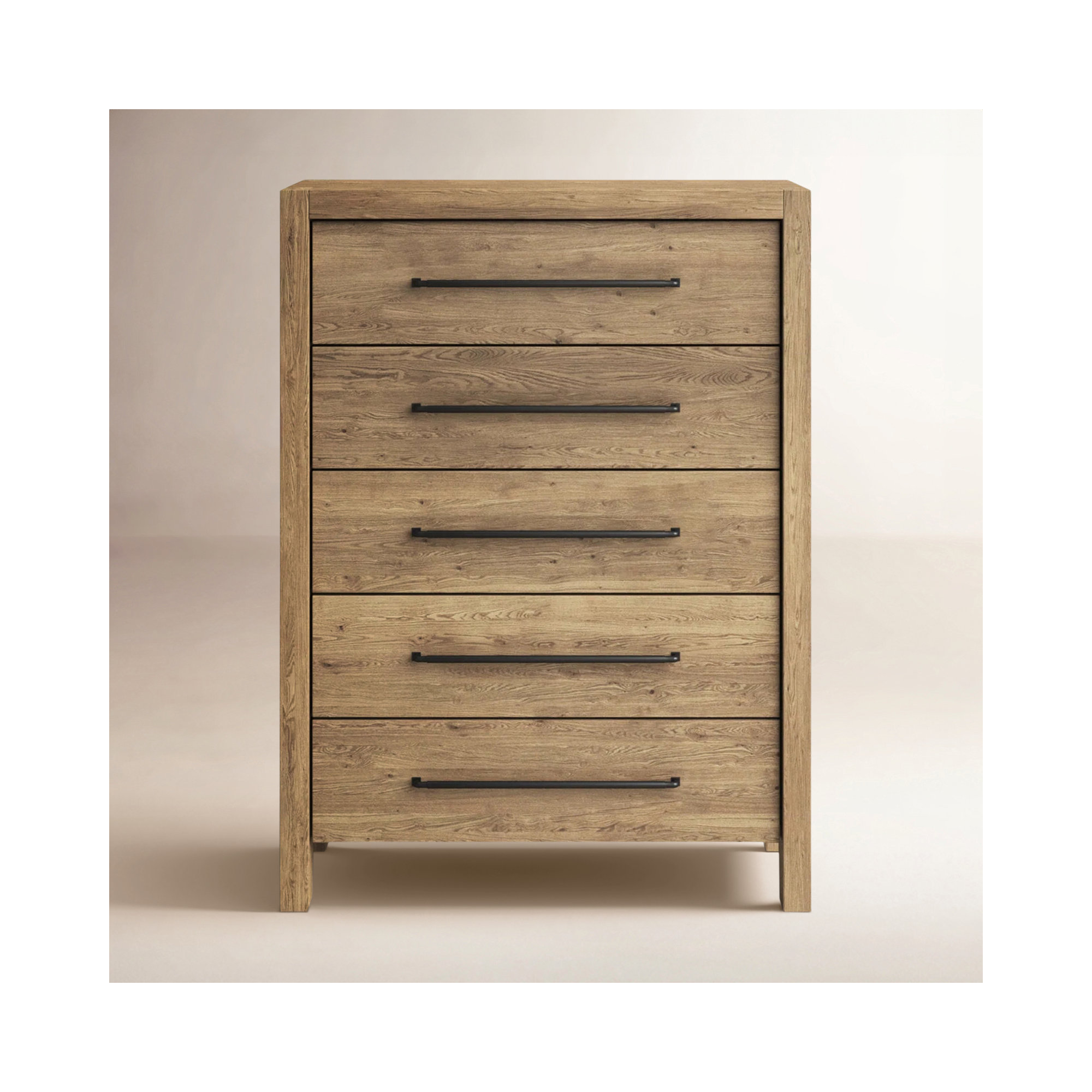 Laroche 5 - Drawer Dresser, Pale Oak