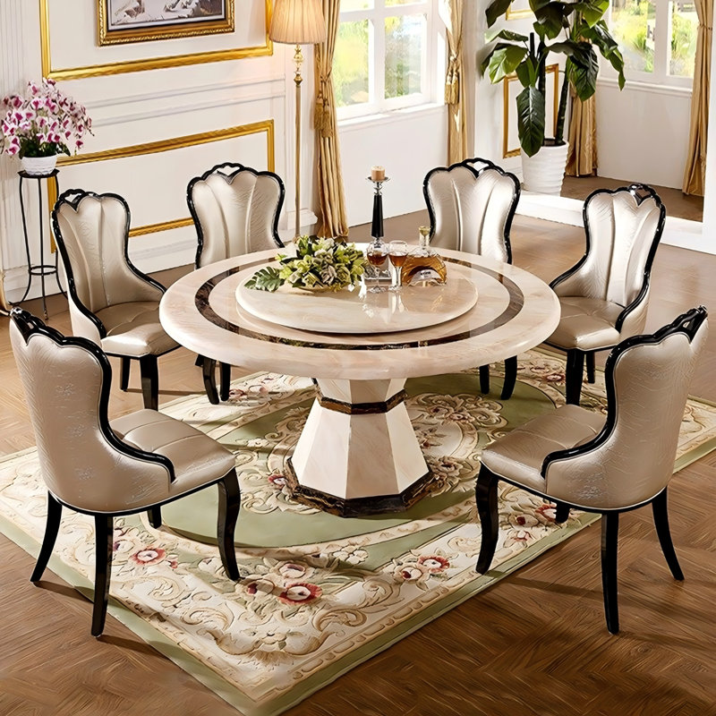 Table de salle à manger 47,24 po, 29.92" H x 47.24" W x 47.24" D