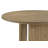 Adina 5-Piece Round Dining Table Set Distressed Light Brown