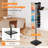 36 Pockets Metal Free Standing Magazine Rack