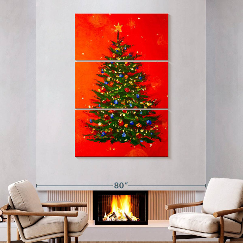 Huile pour arbre de Noël Lelend, H 74 po x l 48 po