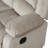 Transitional Microfiber Fabric Upholstered Loveseat