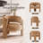 Rosanno Velvet Upholstered Dining Armchair-1778148399
