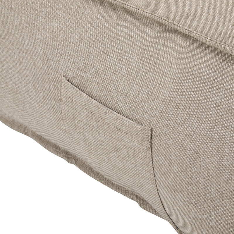 Fauteuil à billes avec housse amovible Brody, Beige