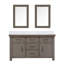 Jessen 60" Double Bathroom Vanity Set with Mirror-435278936