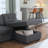 Micia Symmetrical Upholstered Sleeper Sectional Sofa and Chaise-910422901