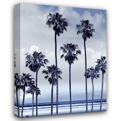 Art sur toile de la galerie Bay, Home ™ de Davis, Devon: Beach Palms Indigo II