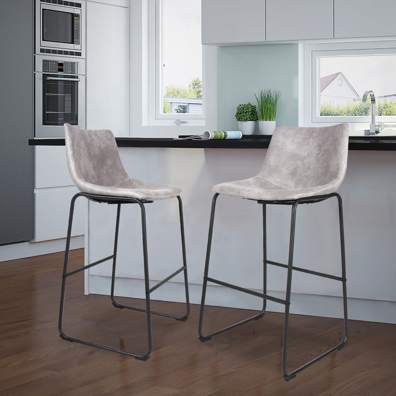 Tabouret 30 "Dinius, Gris