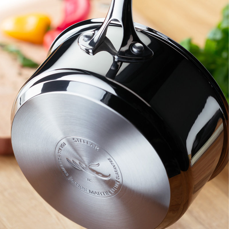 Stellar, James Martin - 3 Piece Saucepan Set with Lids