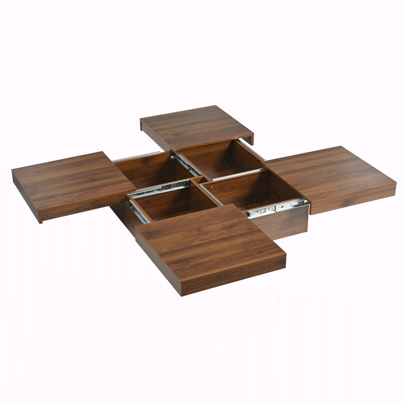 Coffee Table Sliding Top with Storage