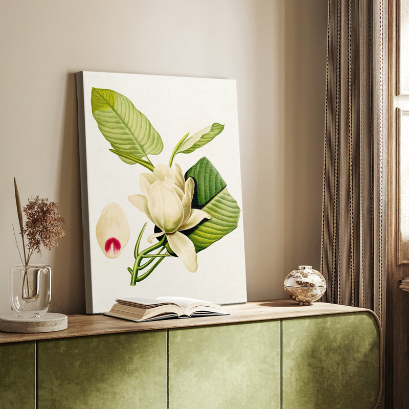 Fleurs de magnolia II - galerie Cavas sur mesure, H 27 po x l 18 po