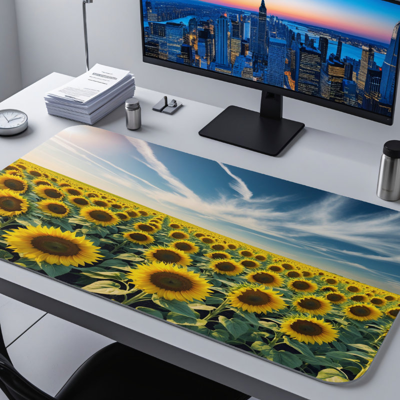 Polyester Desk Pad, 31.5x15.5