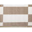 Tapis d'intérieur moderne brun clair à motif géométrique-516276650