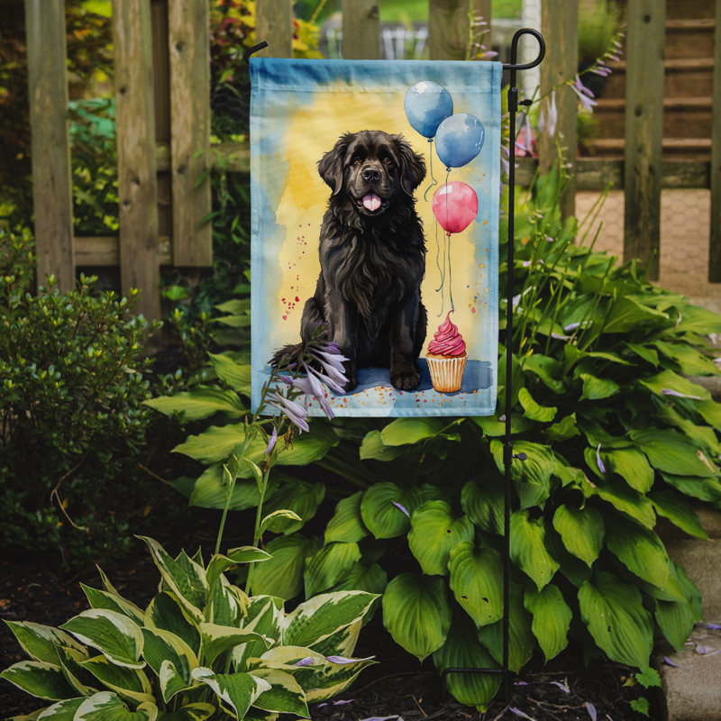 Drapeau de jardin «Happy Birthday», Terre-neuve