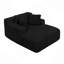 Méridienne rembourrée en velours côtelé rembourré avec assise profonde Living Room-154895638