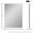 Lewse Flat Wall Mirror-2072994026