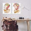 Ensemble de 2 giclées encadrées Serenity & Beauty Glam Collages, design par Susan Arnot-1716483149-1716483150