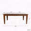 Grande table de cuisine extensible 106,3 po - Plateau grain de bois, panneau de particules 18 mm