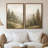 Framed Canvas Wall Art, Vintage Abstract Wall Canvas Prints-2085318371-2085318381