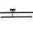 LED Ceiling Light Fixture, Black 3000K Linear Flush Mount Ceiling Lights, 30-Inch Ceiling Lamp Minimalist Lighting For Living Room Bedroom Kitchen Hallway