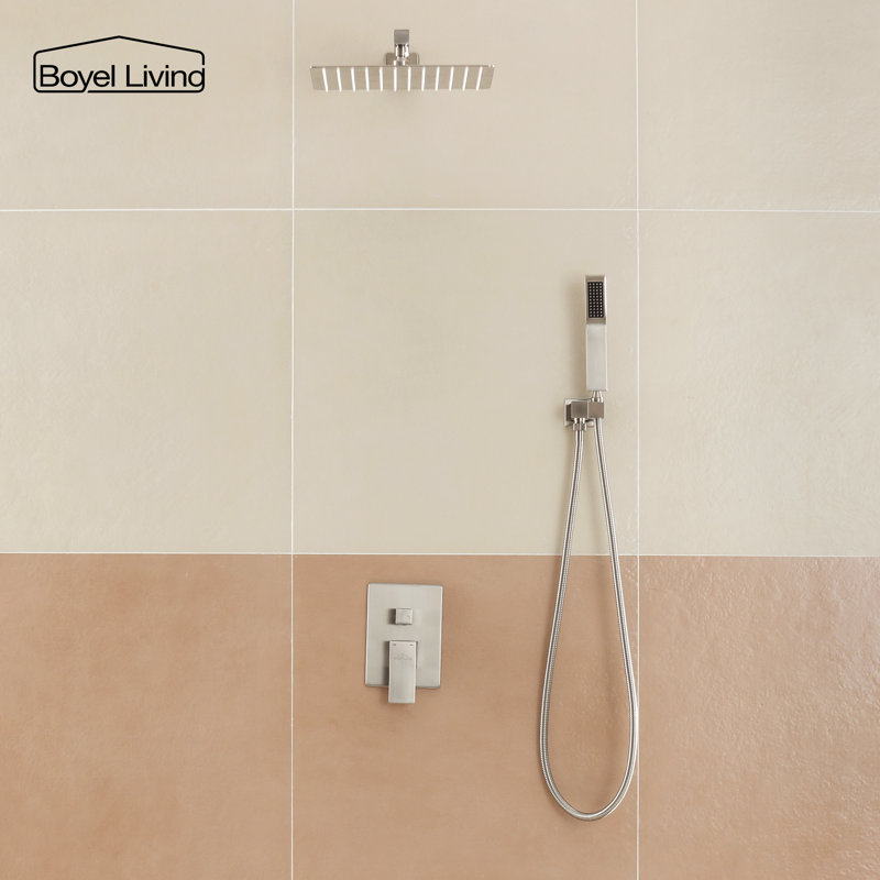 All-In-One Kit with Rough in-Valve, Brushed Nickel
