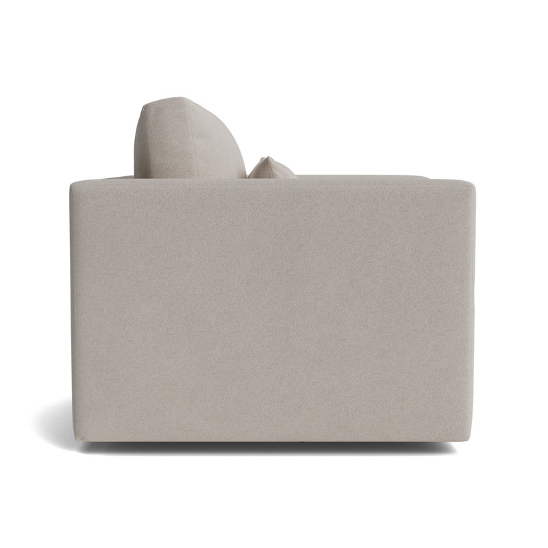 Haywood Full Swivel Chair, Performance Boucle - Dove Gray