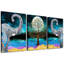 3 Piece Wrapped Canvas Wall Art