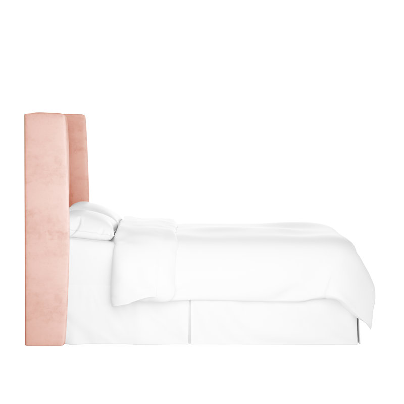 Tilly Upholstered Headboard, California King, Classic Blush Performance Velvet
