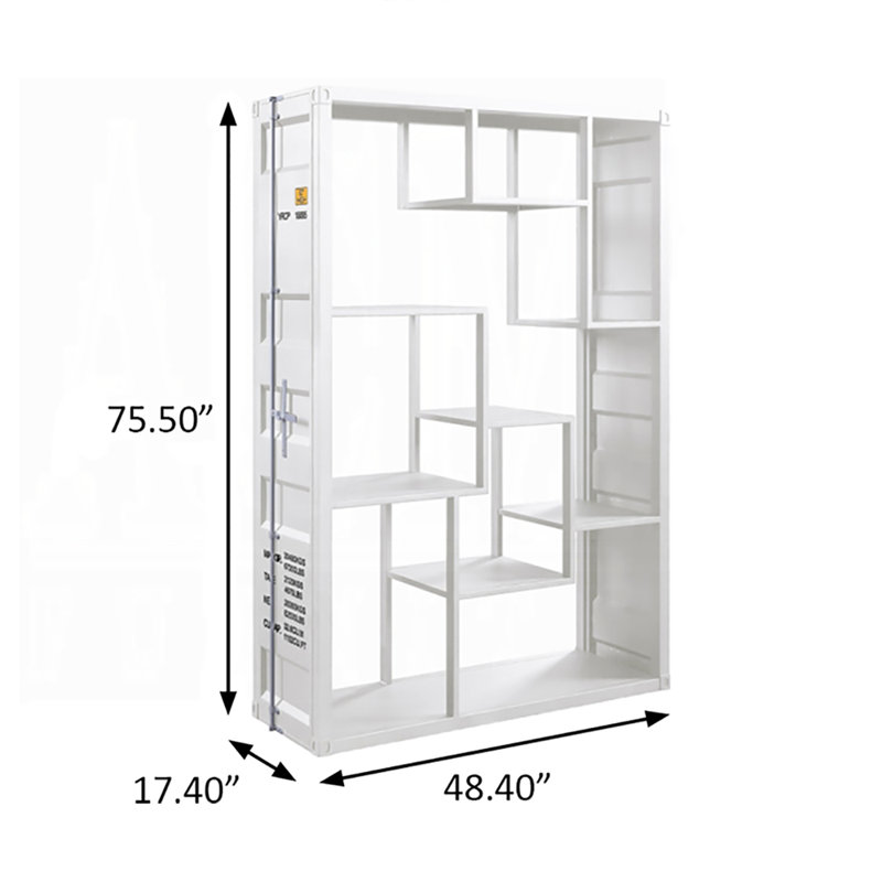 Bibliothèque l 48,40 ", blanc