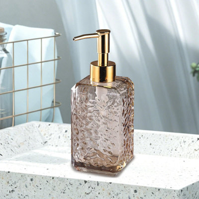 Water Bottle Refillable Liquid Hand Soap Dispenser For Bathroom Premiums Pump Bottle For Shower Gel Shampoo Lotion Kitchen Sink Decor