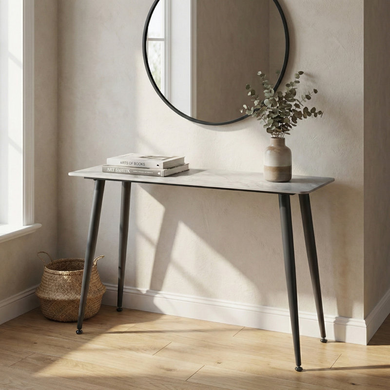 Ciambrone 120cm Stone Top Console Table