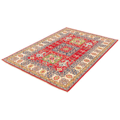 Morgon One-of-a-Kind 6'8" X 9'10" New Age Wool Area Rug in Red