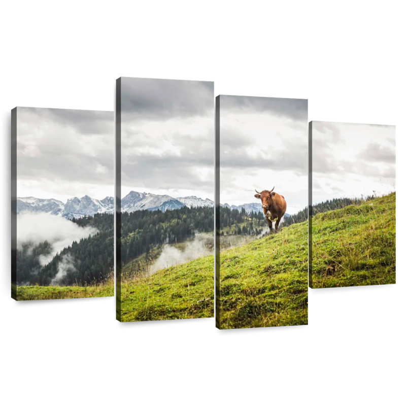 Alvord Lone Mountain Cow, 54" H x 84" W
