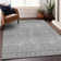 Premium Machine Washable Prisco Silver Rug