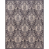 Hand-Knotted High-Quality Dark Gray Area Rug