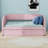 Velvet Upholstered Daybed With Pop Up Trundle-379249403