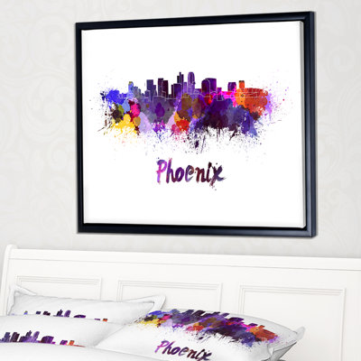 " Phoenix Skyline " Painting Print