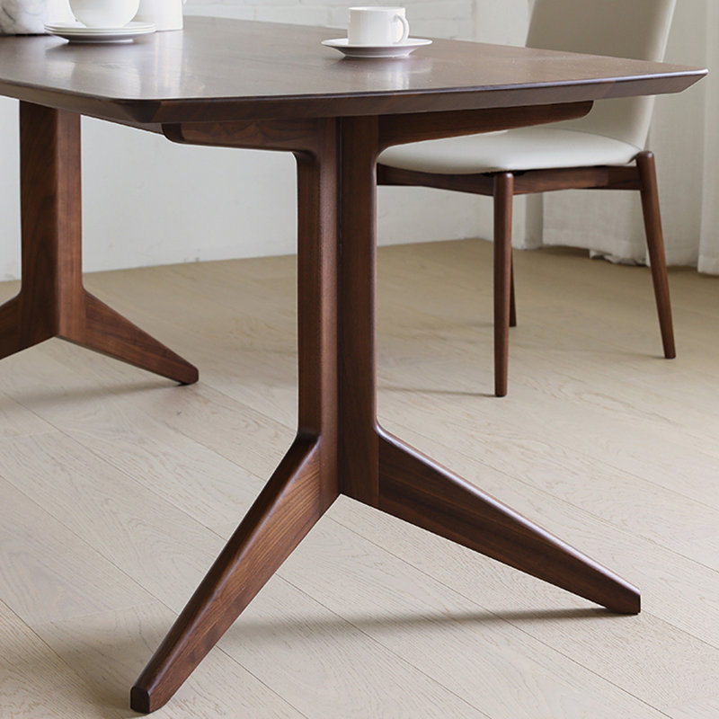 Simple style rectangular dining table, 29.53"H x 70.87"L x 35.43"W