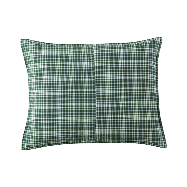Laura Ashley Green Standard Cotton Reversible 7 Piece Comforter & Reviews