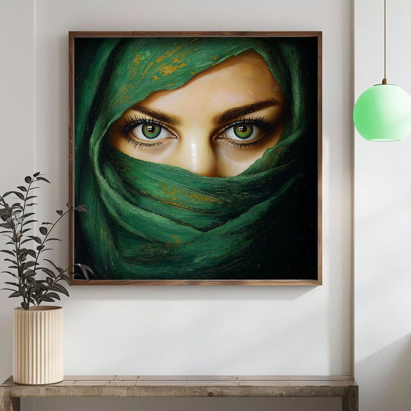 Peinture décorative en panneau de fibres à densité moyenne, H 27,56 po x l 27,56 po