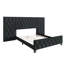 Très grand lit mural gris anthracite en lin-2062513625-2062513627