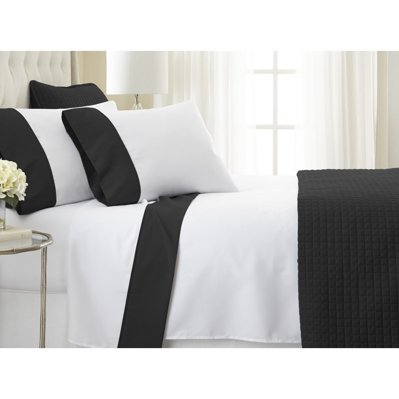 Ensemble de draps en lin extra profond vilano springs® springs, Très grand californien, Or