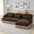 Brown+3seat+1Ottomans is out of stock