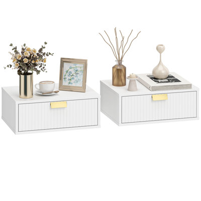 40cm W Manufactured Wood Bedside Table