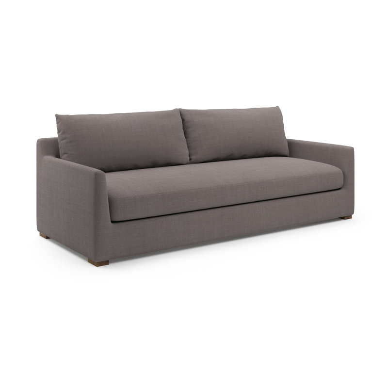 Canapé Ojai, H 36 po x l 84 po x P 40 po, 4, Graphite Nevis