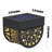 Solar Fence Lights Outdoor 4 Pack Solar Step Lights Led Powered Wall Lights Waterproof Warm Yellow Decor For Garden Backyard Front Door