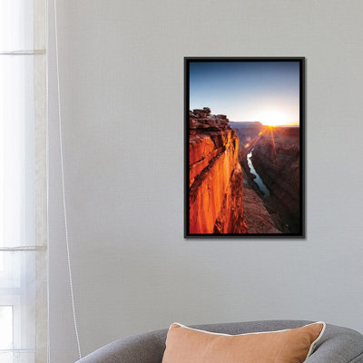 «Sunrise, Toroweap Point, North Edge, Grand Canyon National Park, Arizona, USA», reproduction de photo sur toile tendue