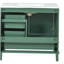 Armoire de rangement moderne 36 po avec cadre en pin massif, 1 porte à fermeture douce et 3 tiroirs-1090998985